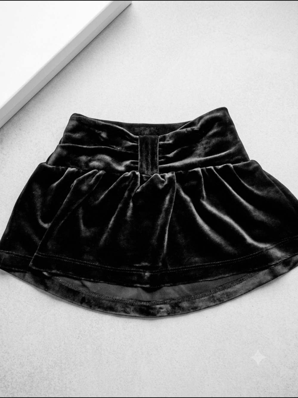 Tahari Baby Black Velvet Skirt 0-3M